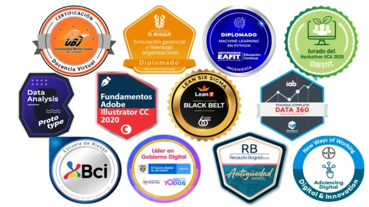 Badges digitales profesionales
