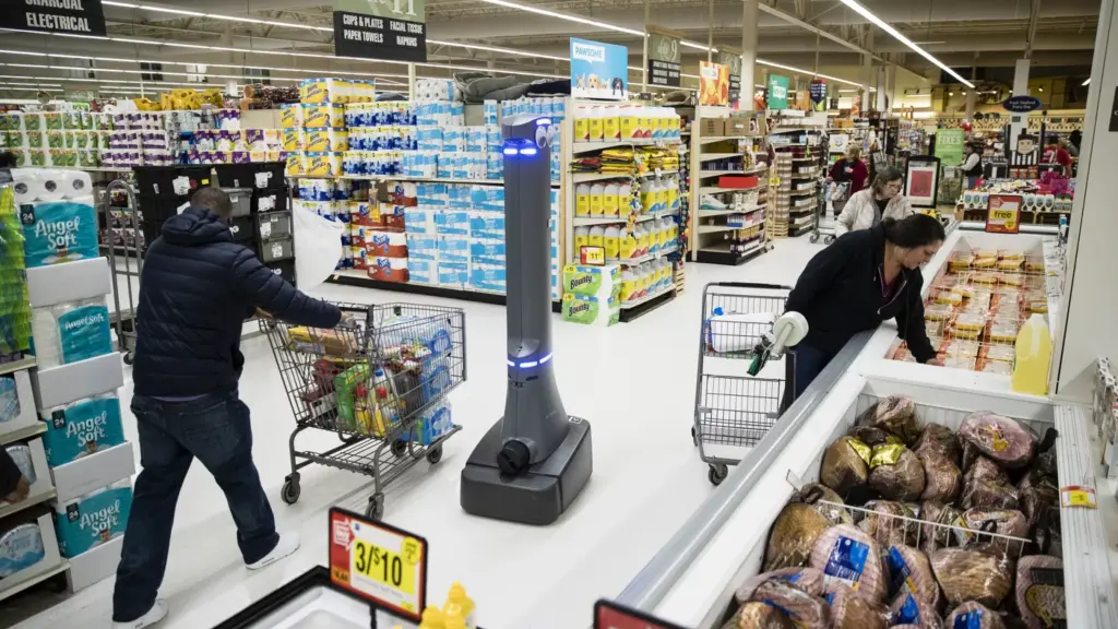 ¿Cuál es el impacto de los aranceles en el empleo? Imagen de gente comprando en el supermercado
