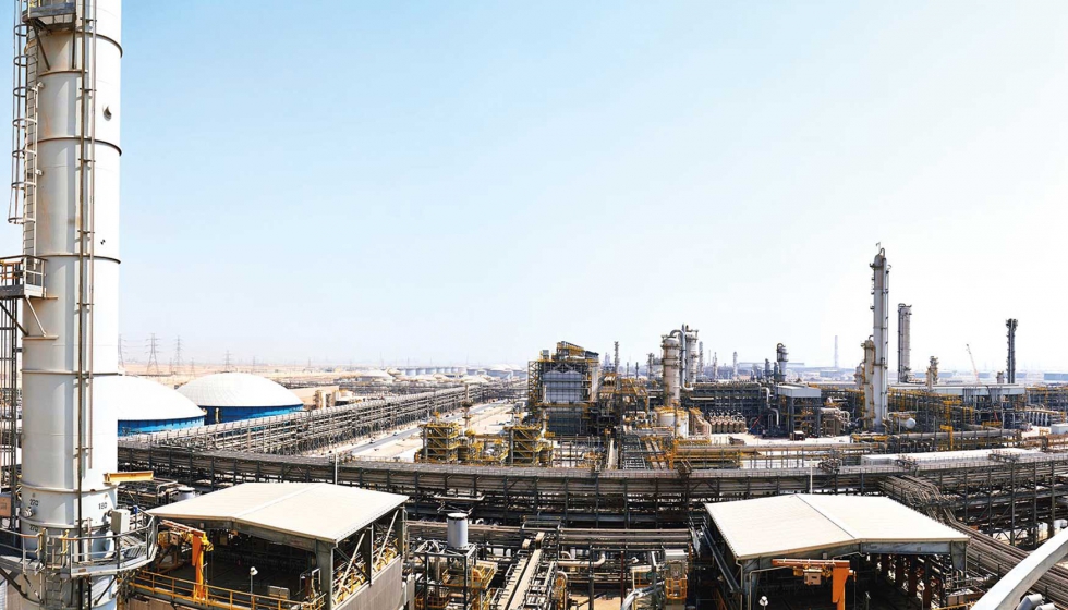 Planta química industrial