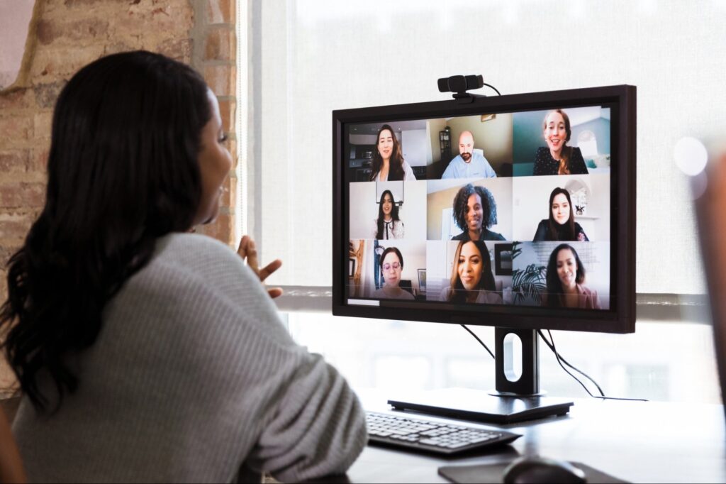 Reunión virtual equipo de trabajo