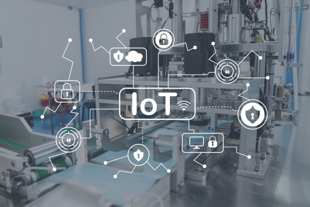 Sensores IoT de producción industrial de la industria 4.0 en pymes de España